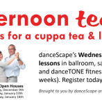 Join us for a cuppa tea & learn to dance at danceScape’s teadances!